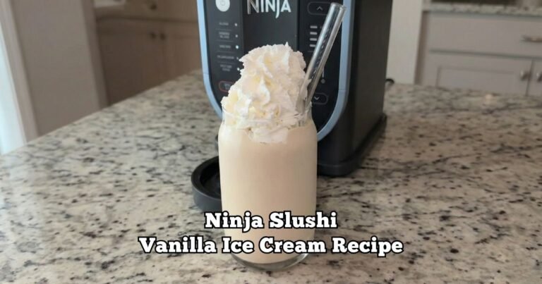 Ninja Slushi Vanilla Ice Cream Recipe