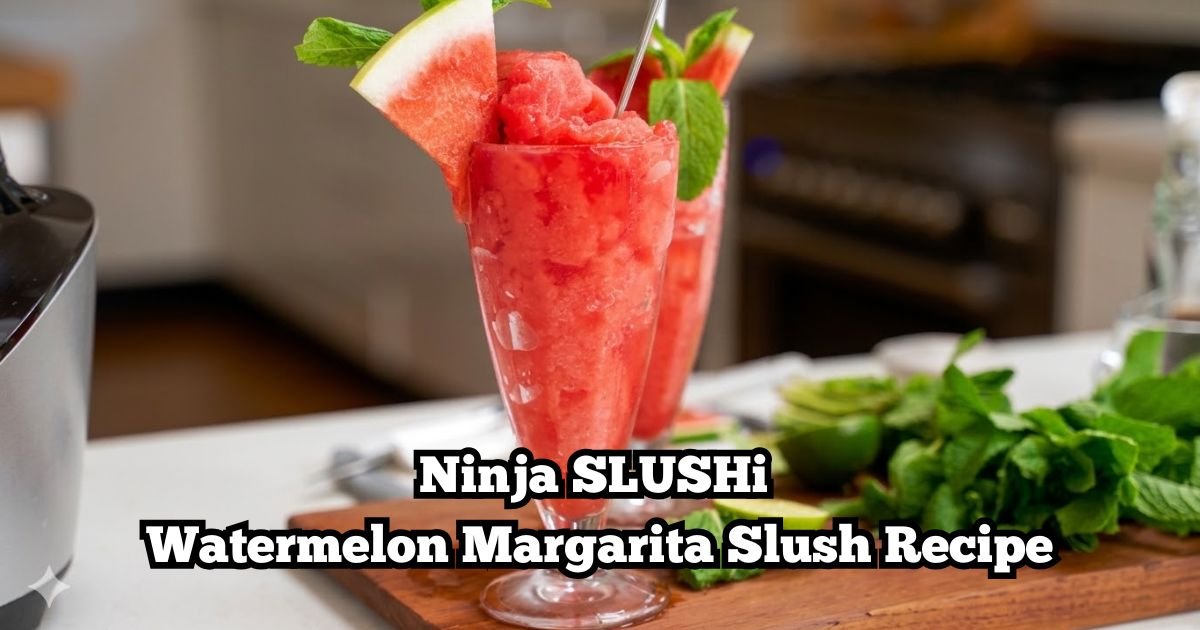 Ninja SLUSHi Watermelon Margarita Slush Drink Recipe