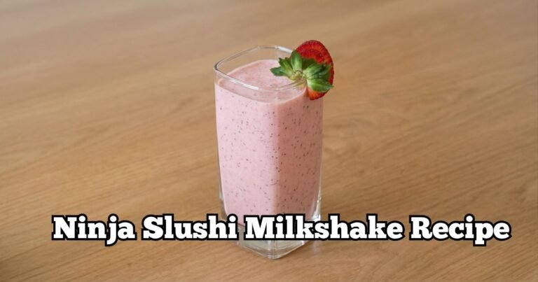 Ninja Slushi Milkshake Recipe