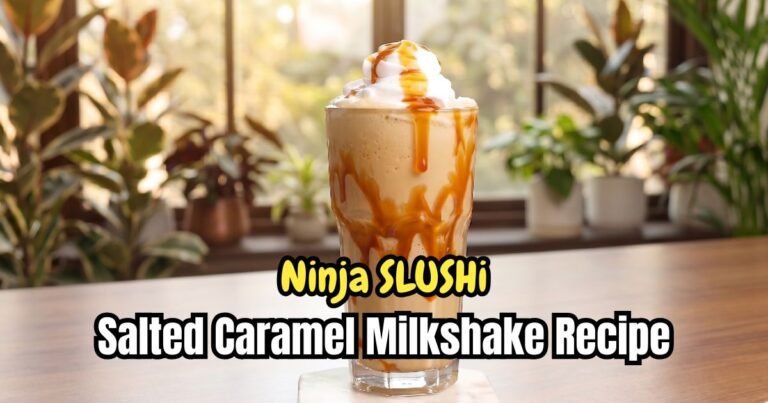 Ninja SLUSHi Salted Caramel Milkshake Recipe