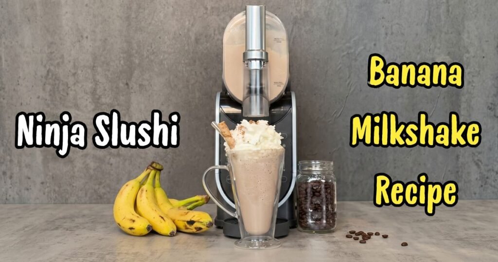 Ninja Slushi Banana Milkshake Recipe