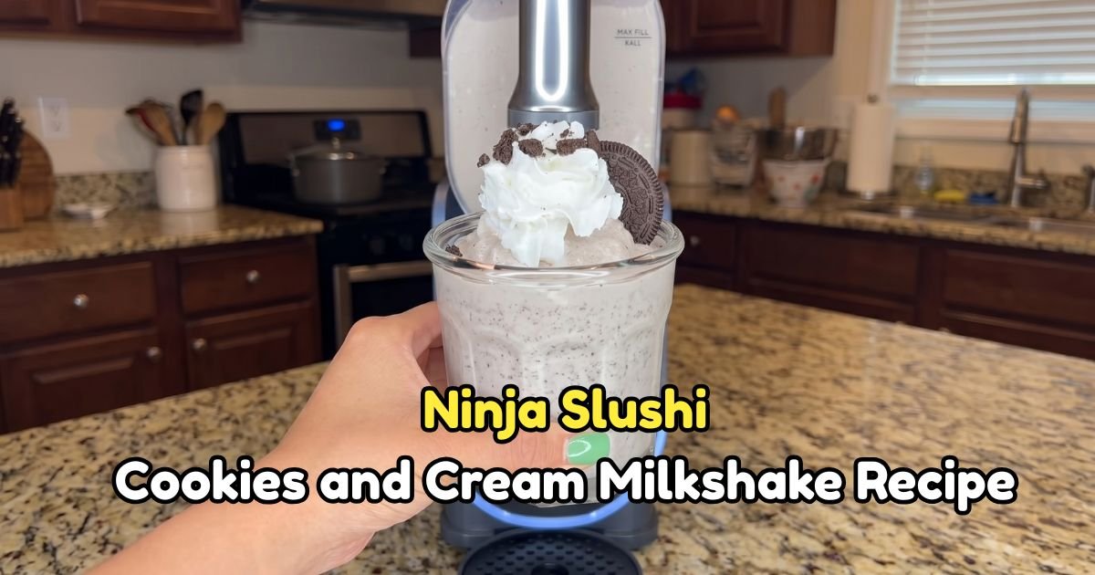 Ninja Slushi Cookies and Cream Milkshake Recipe