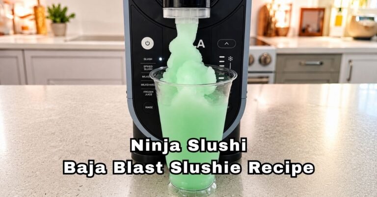 Ninja Slushi Baja Blast Slushie Recipe