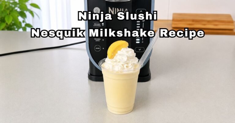 Ninja Slushi Nesquik Milkshake Recipe