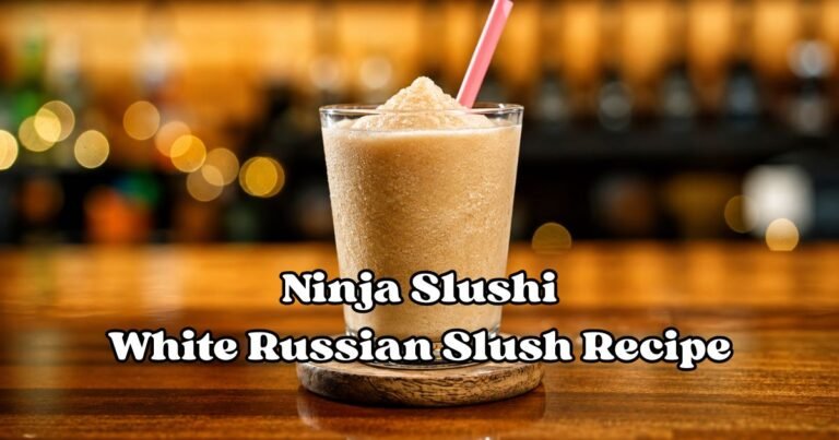 Ninja Slushi White Russian Slush Recipe
