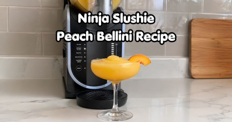 Ninja Slushie Peach Bellini Recipe