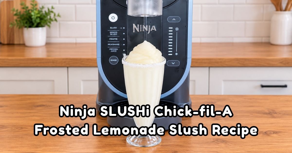 Ninja SLUSHi Chick-fil-A Frosted Lemonade Slush Recipe