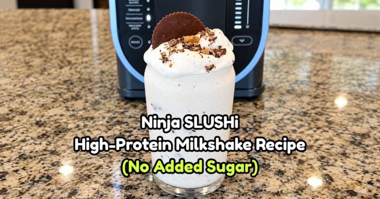 Ninja SLUSHi High-Protein Milkshake Recipe (No Added Sugar)