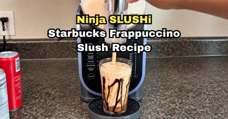 Ninja SLUSHi Starbucks Frappuccino Slush Recipe